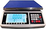 PEC-C30KS Digital Counting Scale | Commercial Weighing Scales with Large Display and Rechargeable Battery (66lbs/0.002lb)