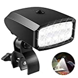 Grill Light, Liviquee Grill Lights for Outdoor Grill, Portable Weather Resistant BBQ Lights 360 Rotatable with 10 Super Bright LED Lights & Sturdy Clamp Mount Fits Grill Handle (Battery NOT Included)