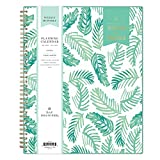 Day Designer for Blue Sky 2022-2023 Academic Year Weekly and Monthly Planner, 8.5' x 11', Frosted Flexible Cover, Wirebound, Palms (137891-A23)
