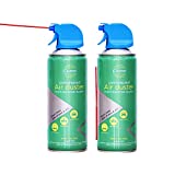 iDuster Compressed Air Duster, Disposable Keyboard Cleaner, 2-Pack