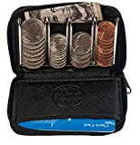 Change Sorter Coin Purse - Trusty Wallet for Quick Change On The Go (Black)