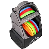 Himal Disc Golf Bag with Large Capacity, Durable Disc Golf Backpack Holds 18+ Disc,and mutiple pockets,Grey