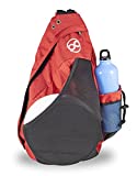 Infinite Discs Slinger Disc Golf Backpack for Quick Disc Storage, 8-12 Discs in Your Bag (Red)