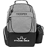 Dynamic Discs Trooper Disc Golf Backpack | Heather Gray | Frisbee Disc Golf Bag with up to a 25 Disc Capacity | Introductory Disc Golf Backpack | Lightweight and Durable