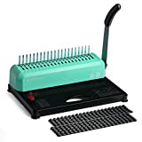 OFFNOVA Im·Pulse 21-Hole 450 Sheets Paper Comb Punch Binding Machine, Binder Machine for Letter Size / A4 / A5, Easy to Punch Handle, Adjustable Margin
