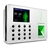 Timedox Silver Snow WiFi Biometric Fingerprint Time Clock Bundle, Including Software, 0 NO Monthly Fees, 180 Days Live Support, Free Unlimited Backup and Storage, 2-Yr Warranty
