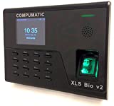 Compumatic XLS Bio v2 Biometric Fingerprint Time Clock System, WiFi, CompuTime101 Software Included, 0 NO Monthly Fees!!