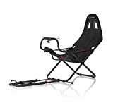 Playseat® Challenge Black | Popular foldable budget racing chair | Set up in several seconds| Unique foldable design| Seat is very compact, stable and adjustable
