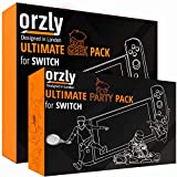 Orzly Ultimate Geek Pack and Ultimate Party Pack for Nintendo Switch - Bundle Pack