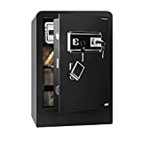 Home Safe, ENGiNDOT Biometric Safe with Quick Access Fingerprint Lock and Touch Screen Keypad, 79 lb Heavy Safe, 2.05 Cubic Feet - 60B (15.8“ x 13.8” x 23“)