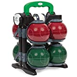 EastPoint Sports Superior Strength Resin Bocce Ball Set, 110mm with Deluxe Carry Case and All Accessories – for Backyard, Beach, Park, and Outdoors, Fun for Kids, Teens and Adults