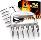 Meat Claws Meat Shredder for BBQ - Perfectly Shredded Meat, These Are The Meat Claws You Need - Best Pulled Pork Shredder Claw x 2 For Barbecue, Smoker, Grill (Stainless Steel)