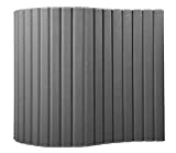 Versare VersiPanel Acoustical Partition Wall - Sound Panel Room Divider, Flexible Arrangement, Easy Roll-up Storage, 2 VersiFoot Stabilizers Included (Gray, 8' x 6'6')