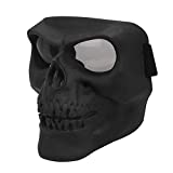 Flantor Motorcycle Goggle Skull Face Mask for Airsoft Paintball Motor Racing Polarized Lens