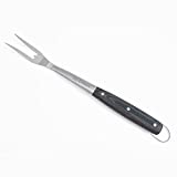 3 Embers Stainless Steel BBQ Fork with Pakkawood Handle