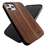 Wood Phone Case Walnut Compatible with iPhone 12 and iPhone 12 Pro | American Walnut Wood, Eco Friendly, Shockproof, Zero Waste, Protective Wooden iPhone 12 Case by Loam & Lore