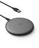 Anker Wireless Charger, 313 Wireless Charger (Pad), Qi-Certified 10W Max for iPhone 12/12 Pro/12 mini/12 Pro Max, SE 2020, 11, AirPods (No AC Adapter, Not Compatible with MagSafe Magnetic Charging)