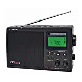 C. Crane CCRadio 3 Long Range Reception AM, FM, NOAA Weather Plus Alert and 2-Meter Ham Band Portable Digital Radio with Bluetooth