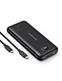 Power Bank, 20000mAh USB C Portable Charger, Evatronic 20W 3-Port PD3.0 QC3.0 External Battery Pack Fast Charging Cell Phone Charger with LCD Display for iPhone 13 Pro Max iPad Pro Galaxy