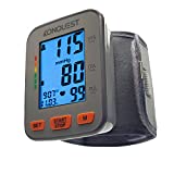 Konquest KBP-2910W Automatic Wrist Blood Pressure Monitor - Accurate - Adjustable Cuff, Large Screen Display, Portable Case - Irregular Heartbeat & Hypertension Detector