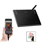 HUION Inspiroy H430P OSU Graphic Tablets Student Drawing Tablet with Glove and 4 Express Keys, Battery-Free Stylus, Compatible with Mac, PC or Android Mobile