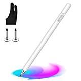 joyroom iPad Pencil with Palm Rejection Glove, Capacitive Stylus Pen for Kid Student Drawing&Writing, Universal for iPad Pro/iPad 8th/7th/6th Generation/Mini/Air/iPhone/Android/Samsung/Surface(White)