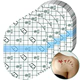 50 Pieces Transparent Waterproof Bandage Adhesive Transparent Dressings Waterproof Film Dressing Clear Bandages Dressing Tape Stretch Protective Bandage for (3.9 x 5.4 Inch)