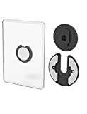 Universal Tablet Wall Mount Adjustable 90 Degrees Rotating Tablet Holder Fit for ipad/Kindle/e-Reader and More(2Pack)(Black)