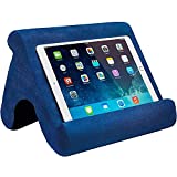 Tablet Pillow Stand - Tablet Holder Dock for Bed with Multi-Viewing Angles , Compatible with iPad Pro 9.7, 10.5,12.9 Air Mini 4 3, Kindle, Galaxy Tab, E-Reader (Blue)