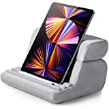 UGREEN Tablet Pillow Stand for Lap Soft Tablet Stand Holder Bed with 3 Viewing Angles Adjustable Pillow Holder Compatible with iPad Pro 9.7 iPad Mini 5 4 3 2 iPad Air Nintendo Switch E-Reader Grey