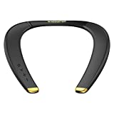 Monster Boomerang Petite Neckband Bluetooth Speakers, Wireless Wearable Speaker IPX5 Water-resistant, Bluetooth 5.0,Qualcomm Chip,True 3D Stereo Sound Around The Neck Speaker, 15H Long Playtime, Black