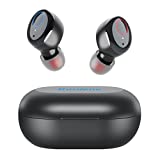 Bluetooth 5.2 Wireless Earbuds,Kurdene S8 Deep Bass Sound 48H Playtime IPX8 Waterproof Earphones Call Clear with Microphone in-Ear Stereo Headphones Comfortable for iPhone, Android