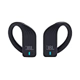 JBL ENDURANCE PEAK - True Wireless Earbuds, Bluetooth Sport Headphones with Microphone, Waterproof, up to 28 hours Battery, Charging Case and Quick Charge, Works with Android and Apple iOS (black)