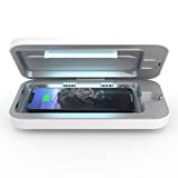 PhoneSoap Wireless UV Smartphone Sanitizer & Qi Charger | Patented & Clinically Proven 360 Degree UV Light Disinfector | (White)