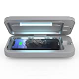PhoneSoap Wireless UV Smartphone Sanitizer & Qi Charger | Patented & Clinically Proven 360 Degree UV Light Disinfector | (Gunmetal Grey)