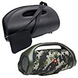 JBL Boombox 2 IPX7 Waterproof Portable Bluetooth Speaker Bundle with gSport Carbon Fiber Case and Accessory Pouch (Green Camo)