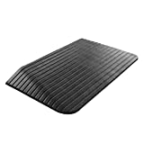 North American Wellness Non-Slip Rubber Threshold Ramp for Safe Mobility