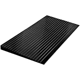 Electriduct 2' Non Slip Rubber Threshold Wheelchair Ramp for Accessibility | Use with Wheelchairs, Mobility Scooters for Home, Steps, Stairs, Doorways, Curbs - 40' W x 20' L