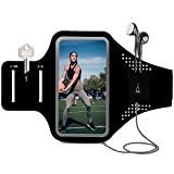 MOVOYEE Armband for Cell Phone Running Armband Phone Holder for iPhone Armband 11 12 13 Pro Max XS X XR 10 8 7 6s Plus SE Smartphone ID,Phone Armband Sleeve Fit Sport Exercise Workout Black Arm Band