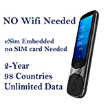 Jarvisen Language Translator Device with Unlimited 2-Year Global Data (No WiFi Need) 200+ Countries 95+% Accuracy Instant Real-time Voice Translation & Offline Translation w/Bluetooth & 4G/LTE (Grey)