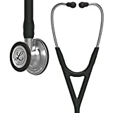 3M Littmann Stethoscope, Cardiology IV, Black Tube, Stainless Steel Chestpiece, 27 Inch, 6152