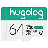 Hugolog 64GB Micro SD Card, Micro SDXC UHS-I Memory Card – 95MB/s,633X,U3,C10, Full HD Video V30, A1, FAT32, High Speed Flash TF Card P500 for Phone/Tablet/PC/Computer with Adapter