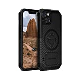 Rokform - iPhone 13 Pro Max Case, Rugged Series, Dual Magnet Plus MagSafe Compatible, Magnetic Protective Apple Gear, iPhone Cover with RokLock Twist Lock, Drop Tested Armor (Black)