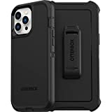 OTTERBOX DEFENDER SERIES SCREENLESS EDITION Case for iPhone 13 Pro Max & iPhone 12 Pro Max - BLACK