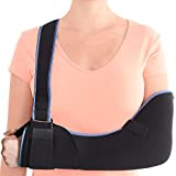 VELPEAU Arm Sling Shoulder Immobilizer - Rotator Cuff Support Brace - Comfortable Medical Sling for Shoulder Injury, Left and Right Arm, Men and Women, for Broken, Dislocated, Fracture, Strain (Small)