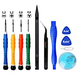 YESCOO 11PCS iPhone Repair Screwdriver Kit iPhone Repair Tools for iPhone X, iPhone 8/8 Plus/7/7 Plus/6/6 Plus /6S/5/5C/5S/4/4S and More