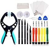Kaisi iPhone Screen Opening Toolkit iSlack Suction Cup Pliers Opening Repair Kit Compatible for iPhone, iPad, Cellphone and Other Smooth Surface LCD Screen Opener - 16Pcs