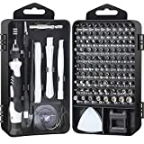 Precision Screwdriver Set Multi Bit Case Magnetic Repair Tool Kit for Knife iPhone Mac iPad Tablet Laptop Xbox PS3 PS4 Nintendo Game Consoles Eyeglasses Watch Cellphone PC Camera Electronics (AT117BL)