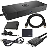 Dell Performance Dock WD19DC Docking Station with 240W Power Adapter (Provides 210W Power Delivery; 90W to Non-Dell Systems) + Starter Bundle