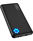 INIU Portable Charger, USB C Slimmest Triple 3A High-Speed 10000mAh Phone Power Bank, Flashlight External Battery Pack Compatible with iPhone 13 12 11 X Samsung S20 Google LG iPad, etc [2022 Version]